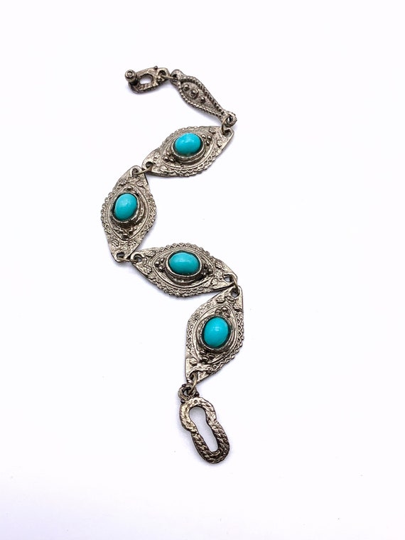 Fantastic Vintage 1960 Bracelet  - Beautiful silv… - image 7