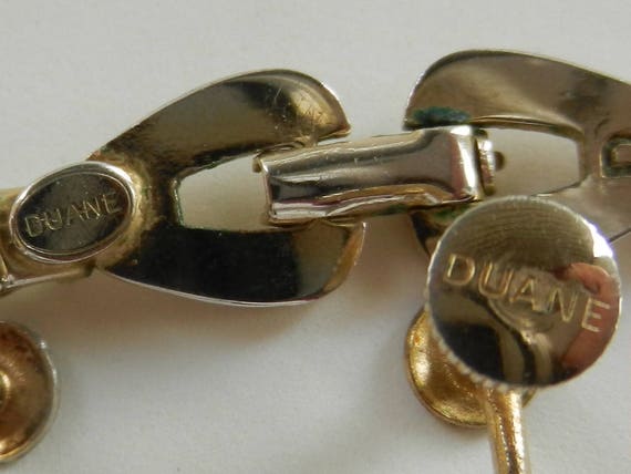 1950s Duane ritzy Glam Demi-set bib necklace and … - image 9