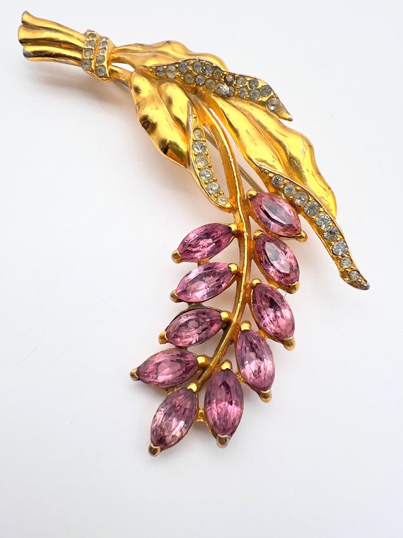 Broche Fleur éclatée En Cristaux Roses - Style Pétales De Jardin - Neuf Sans Emballage, Parfait Pour Accessoiriser