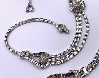 MAZER Exquisite Rare Necklace Bracelet Set in Lustrous