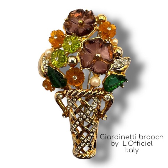 ヴィンテージ L'OFFICIEL イタリア - 絶妙なフルーツサラダガラス