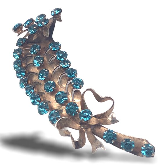 Edwardian revival 1940s Old English brooch sterlin… Gem