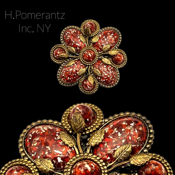 Rare Antique H. Pomerantz Inc. N. Y. plum confett… - image 2