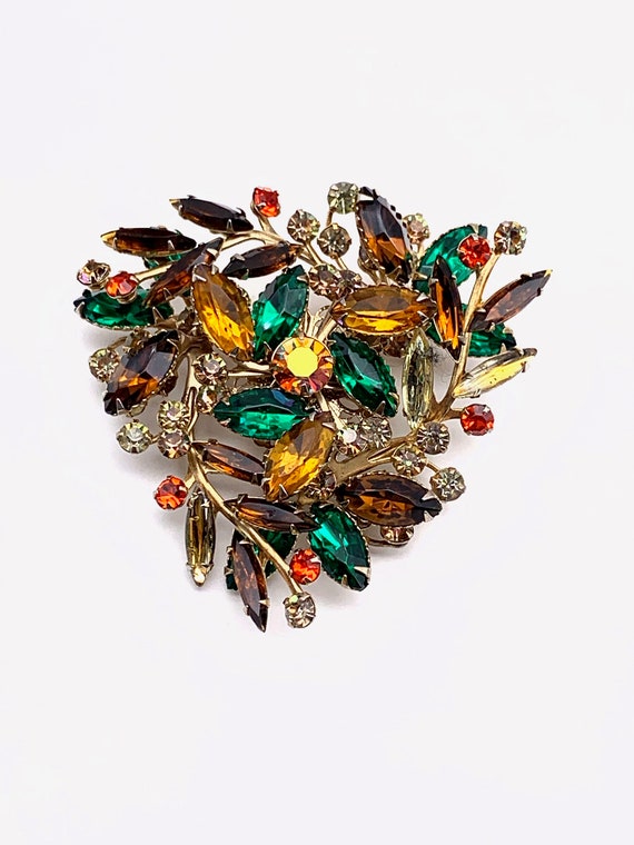 Amazing Beau Jewels warm autumn colors Swarovski … - image 5