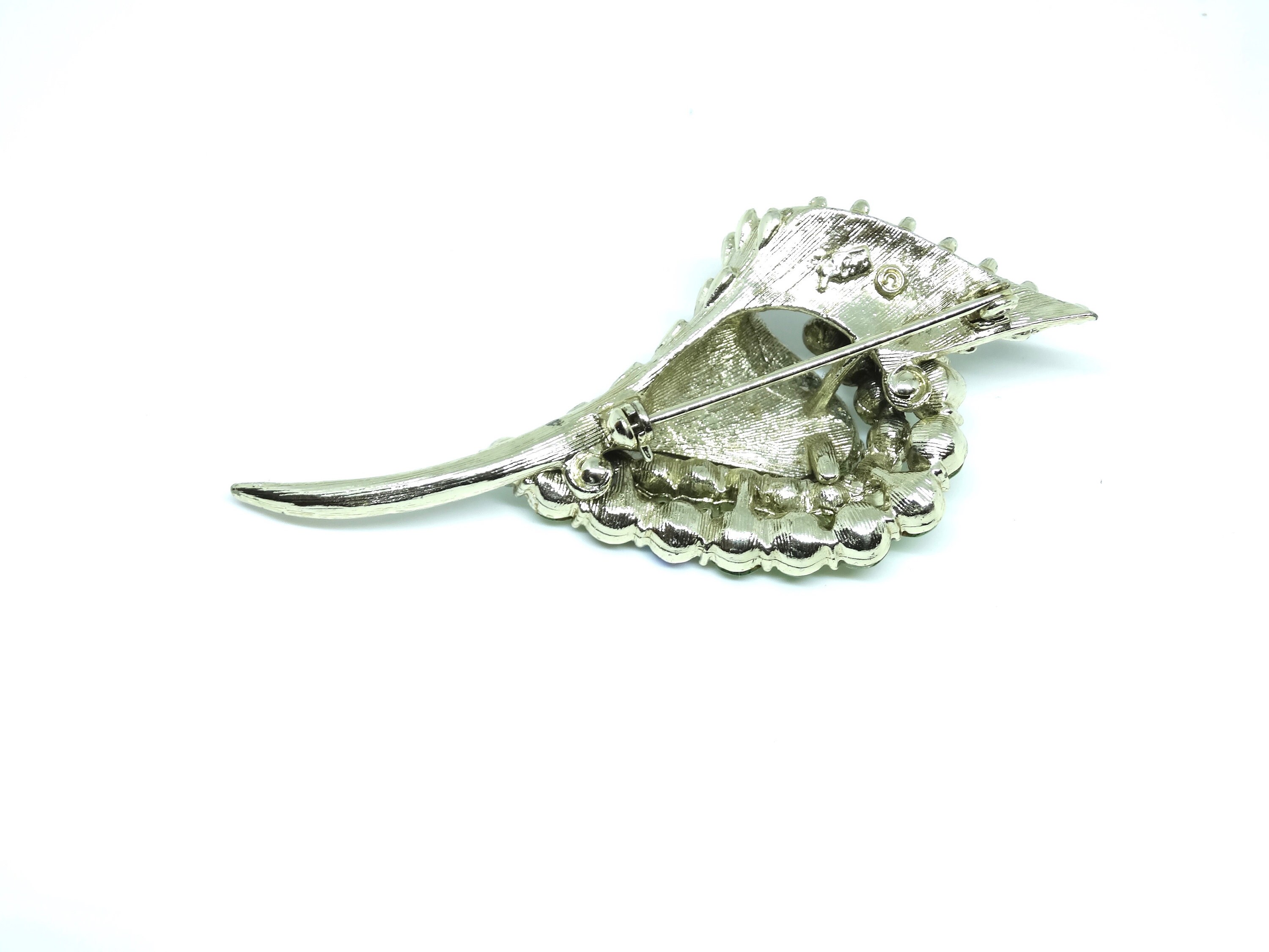 CORO Pegasus Vintage 1950's Mid-century Modern Peridot Green