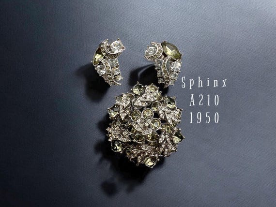 Rare Signed Sphinx Numbered A210 Antique Mid-Cent… - image 2