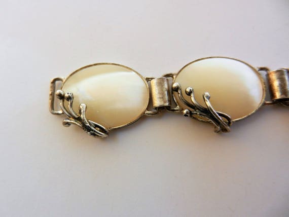 1950's revival Art nouveau solid 925 sterling and… - image 4