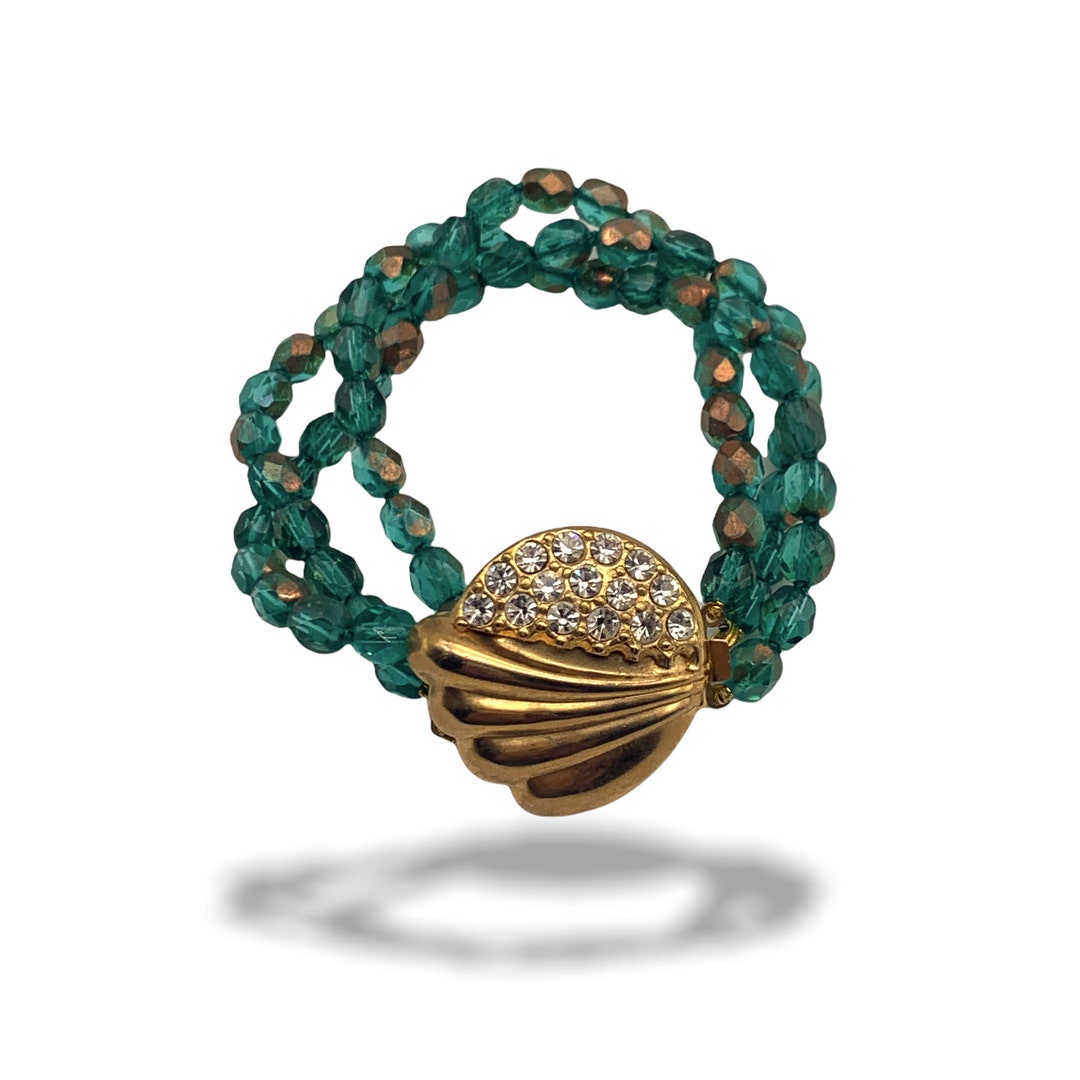 Bracelet manchette cur 5 rangs mprmé zèbre blanc argenté | Bracelet