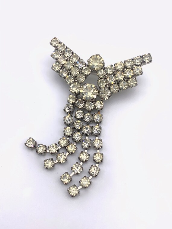 Lovely trio of sparkling beauties Diamantè dangle… - image 3