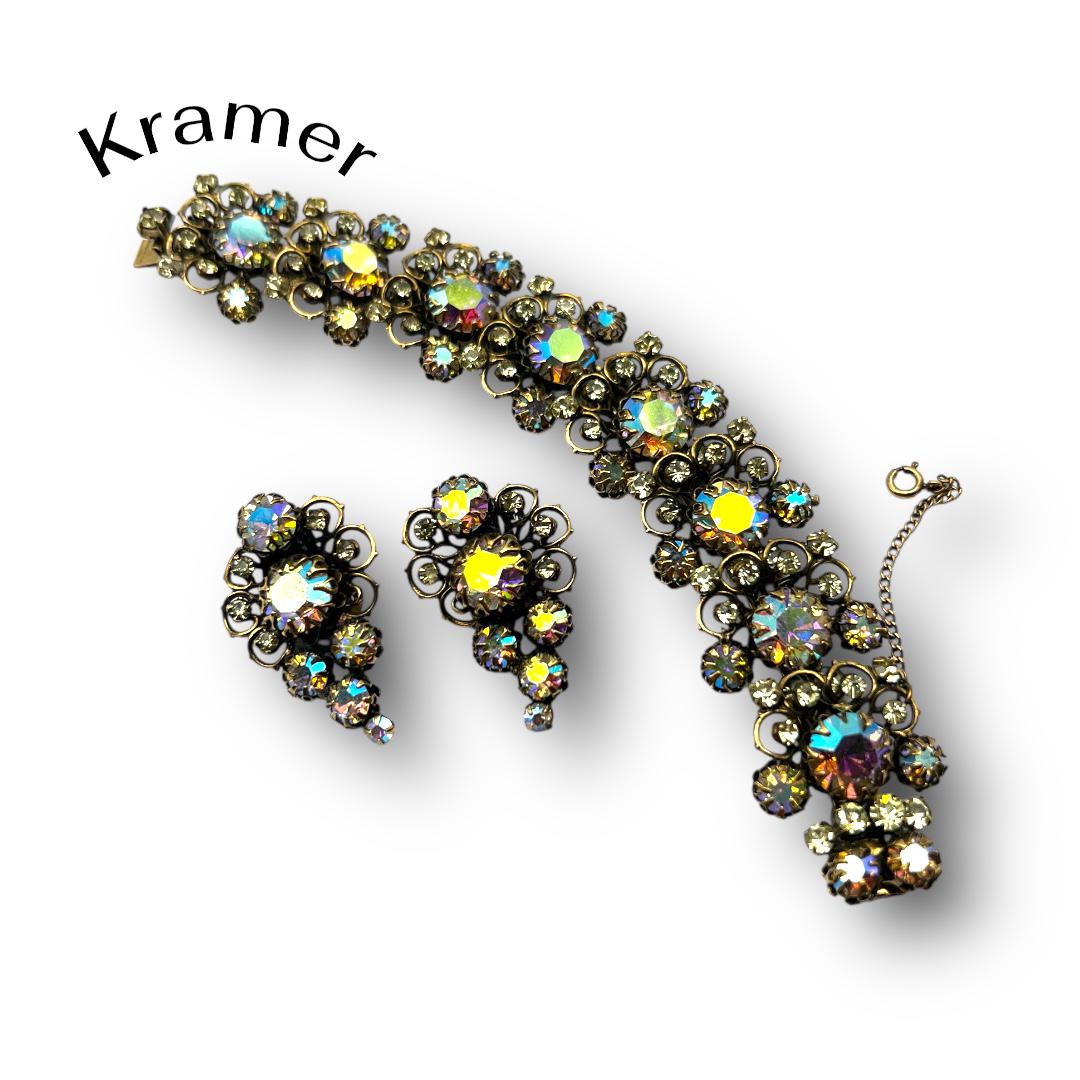 KRAMER クレイマー ブローチ カラーストーン フェイクパール il_fullxfull.7211255199_cvwd.jpg