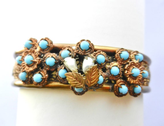 Authentic Hinged bangle/bracelet  Edwardian era -… - image 5