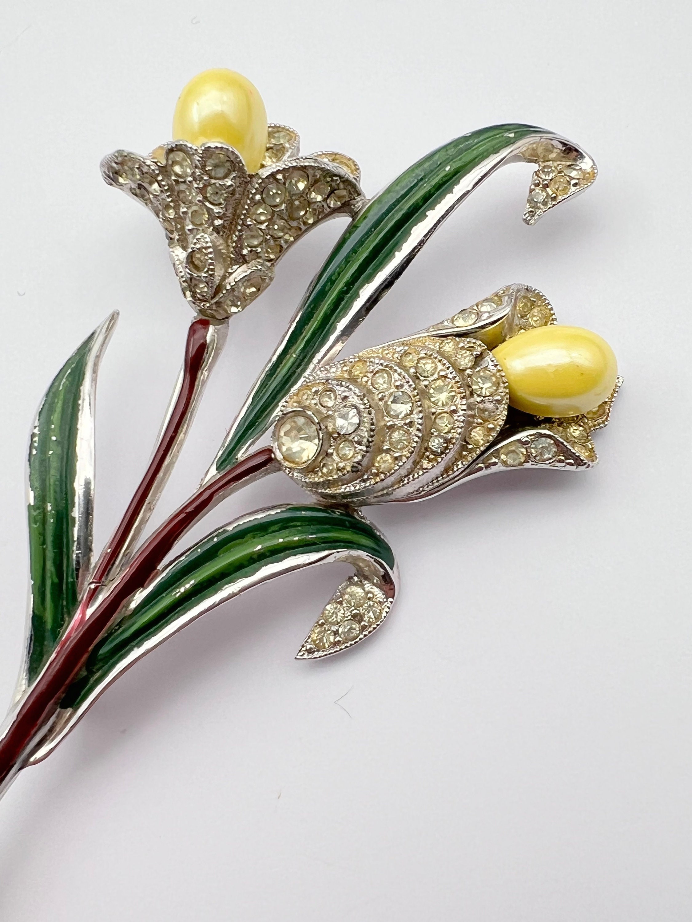 アクセサリー 'Tulip' Brooch #448 Tulip Baroque Pearl Brooch