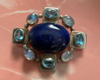 Sapphire 925 Silver Pendant