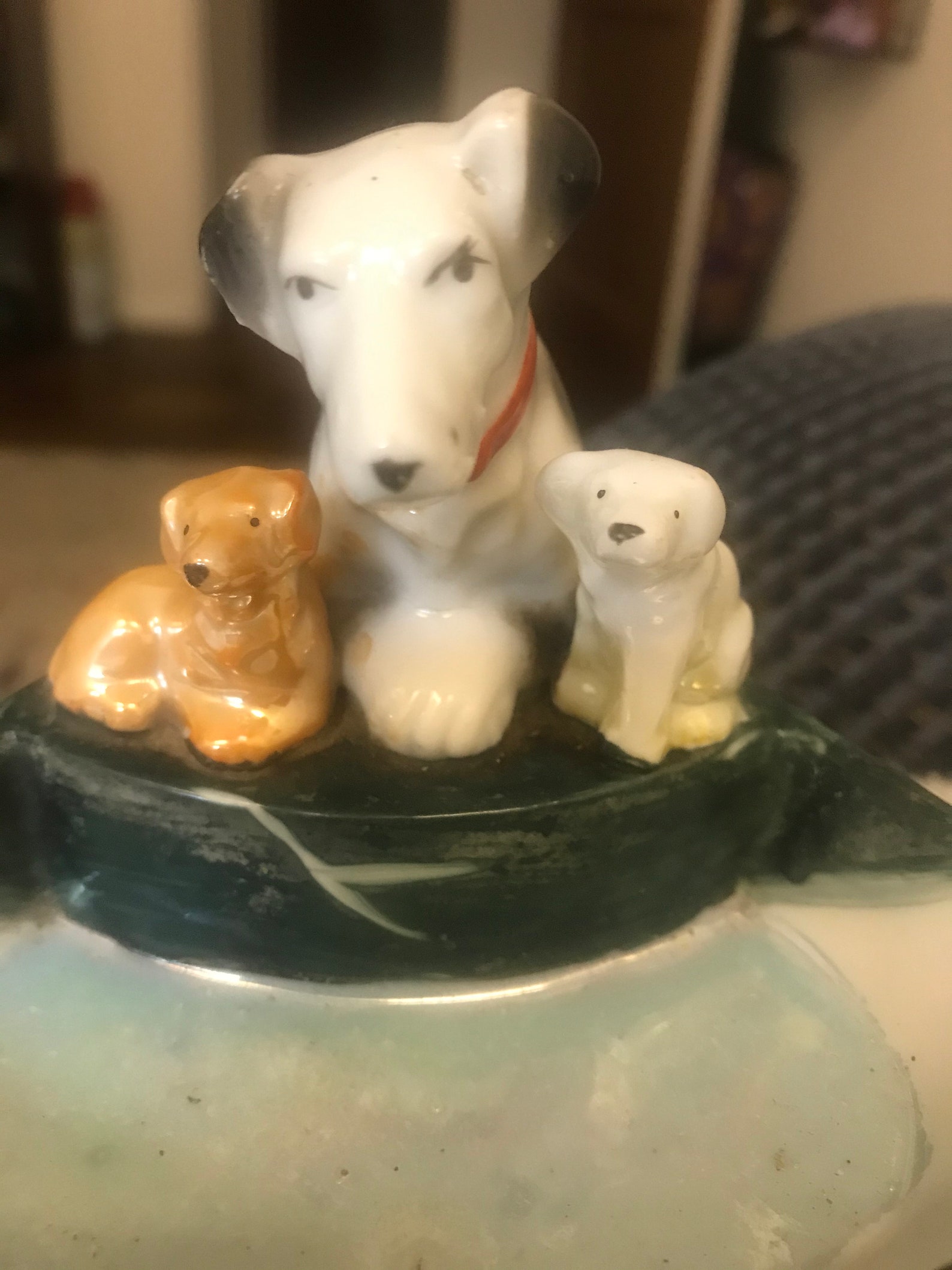 Vintage Dogs Ashtray Made in Japan Etsy