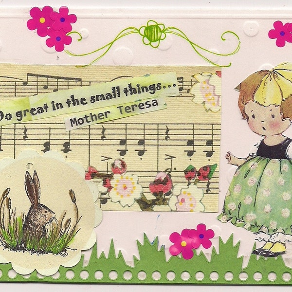 Handmade Greeting Card - Small things