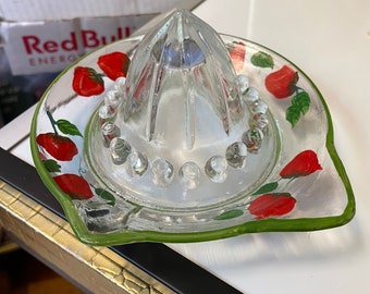 Hand painted Strawberries juicer