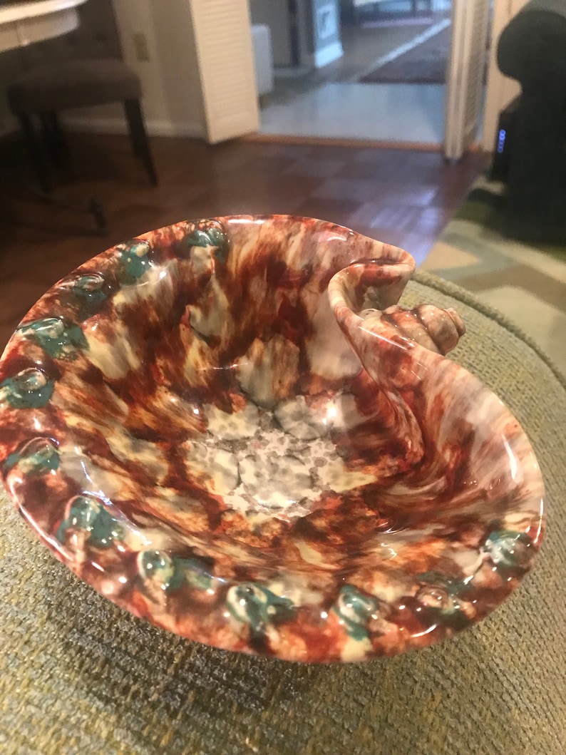 Pretty Seashell DishBowl Ceramic Italy