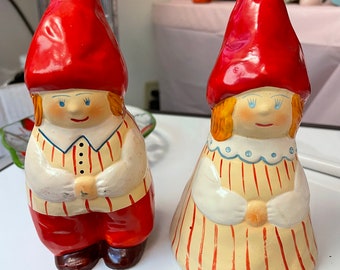 Pair of Gnome Figurines