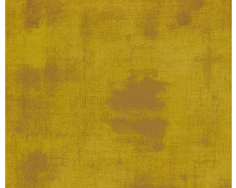 Cotton Quilt Fabric by the yard, Grunge Basic Grey, Gold 30150 520