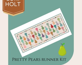 Gentler Times Lori Holt Table Runner Kit | Pears|  Advanced Beginner