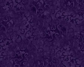 Scroll Cotton Quilting Fabric by the Yard 89025 699 Wilmington Prints