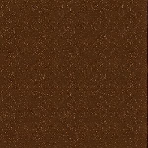 May include: A solid dark brown fabric featuring a consistent pattern of small, light tan speckles distributed evenly across the entire surface. The texture appears uniform, with the tiny dots creating a subtle contrast against the deep brown base.