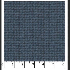 Dark Blue Textured Cotton Flannel: Maywood Studio Woolies Collection by the Yard
