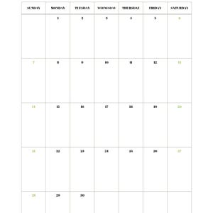 September2025 Digital Calendar | Minimalist Monthly Planner |  A4 PDF  | GoodNotes, Notability| Downloadable |  September Planner