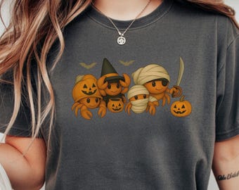 Hermit Crab Halloween Tshirt, Halloween Hermit Crab Shirt, Spooky Hermit Crab Halloween Gifts, Hermit Crab Lovers Halloween Gift, Crab Lover