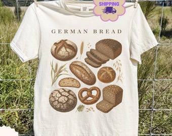 Comfort Colors® 90s German Bread Sweatshirt, Retro German Bread Tshirt, Bread Graphic Sweater, Bread Lover, Germany Trip Gift, Germand Food