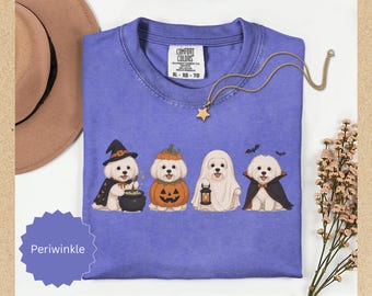 Comfort Colors® Halloween Coton de Tulear Shirt, Cute Coton de Tulear Shirt, Spooky Coton de Tulear Tee, Coton de Tulears Halloween Tshirt