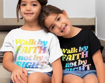 Walk by Faith Kids unisex T-shirt