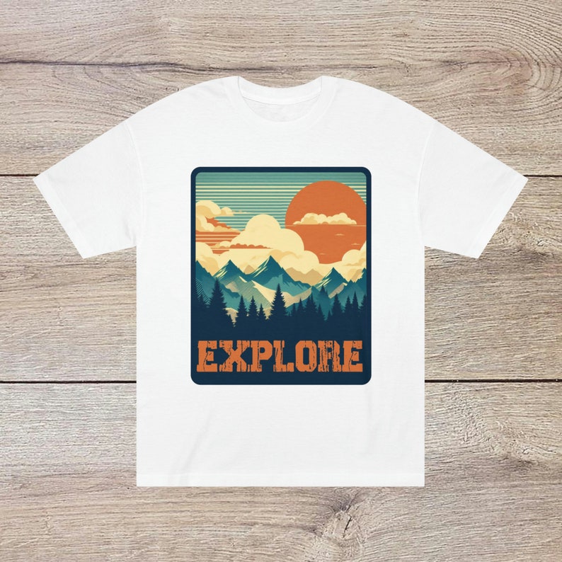 Explore Nature Unisex Tshirt White