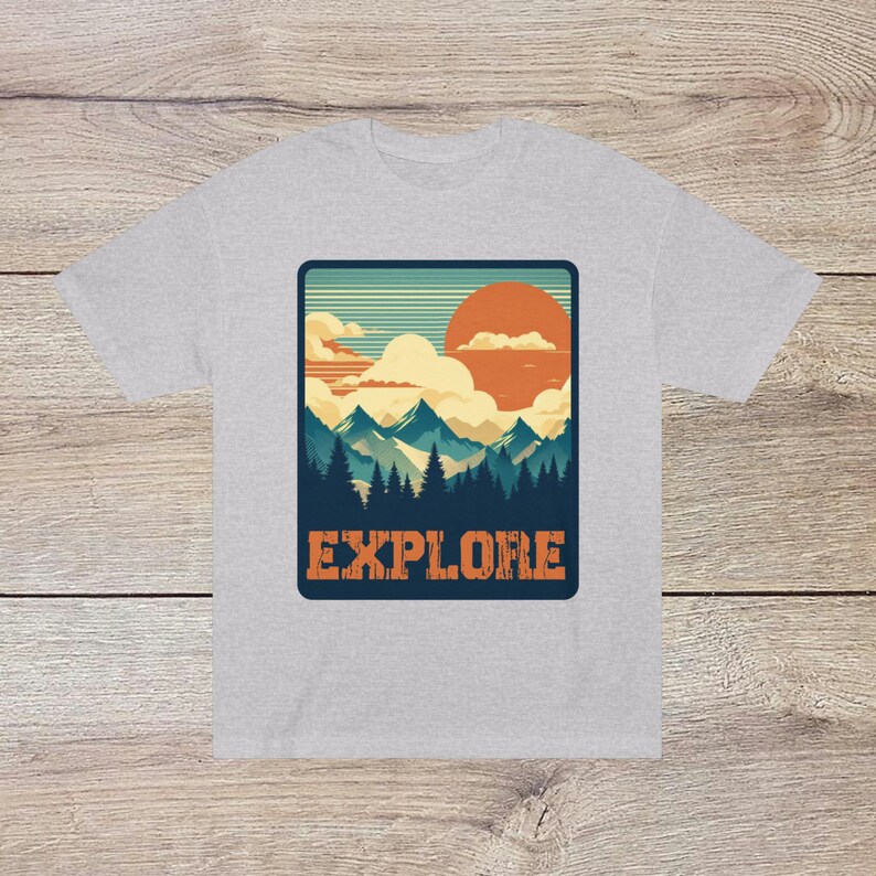 Explore Nature Unisex Tshirt Athletic Heather