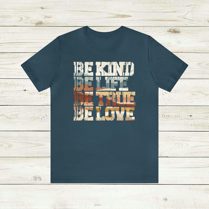 Be Love Tshirt, jersey, Unisex, Modern Boho Chic style, wanderlust free spirit fashion, vibes of flower child, gratefulness Deep Teal