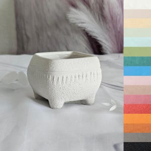 Small Bonsai Pot 3" | Concrete Sealed Hand Poured Succulent Planter | Planter Pot | Cactus planter