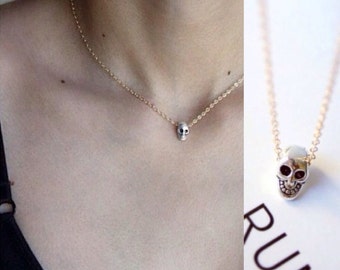 Little Skull Necklace - Celebrity Style Necklace