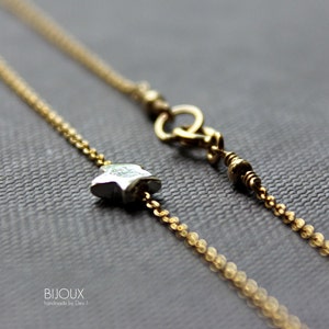 Little Star Necklace - Mixed Metals or All Silver