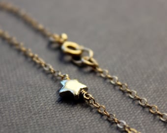 Little Star Bracelet - 14K Goldfilled and Silver