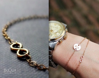 Tiny Infinity Bracelet - 14K Goldfilled