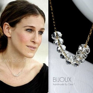 Sex and the City - Carrie Bradshaw Diamond Necklace - 14K Goldfilled Necklace