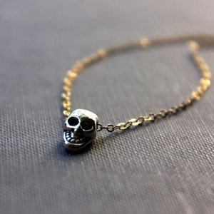 Little Skull Necklace Celebrity Style Necklace image 2