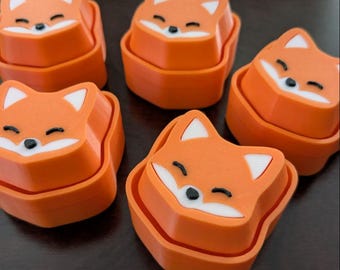 3D Printed Fox Fidget Clicker: Super Clicky Desktop Toy
