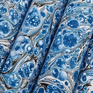 Handmade Bookbinding Marbled Paper - A3 (scrapbooking, painted, ebru)