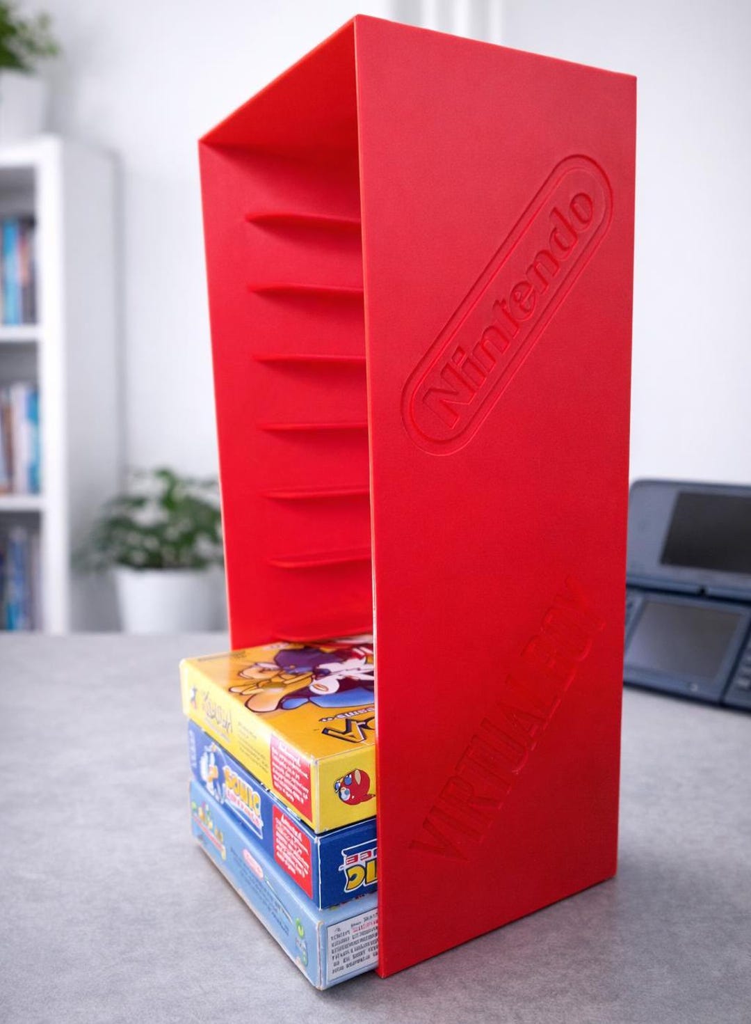 Gba Video Boxes Tower Collection – Vertical Stand for Game Boy Boxes – Retro GB GBC GBA ...