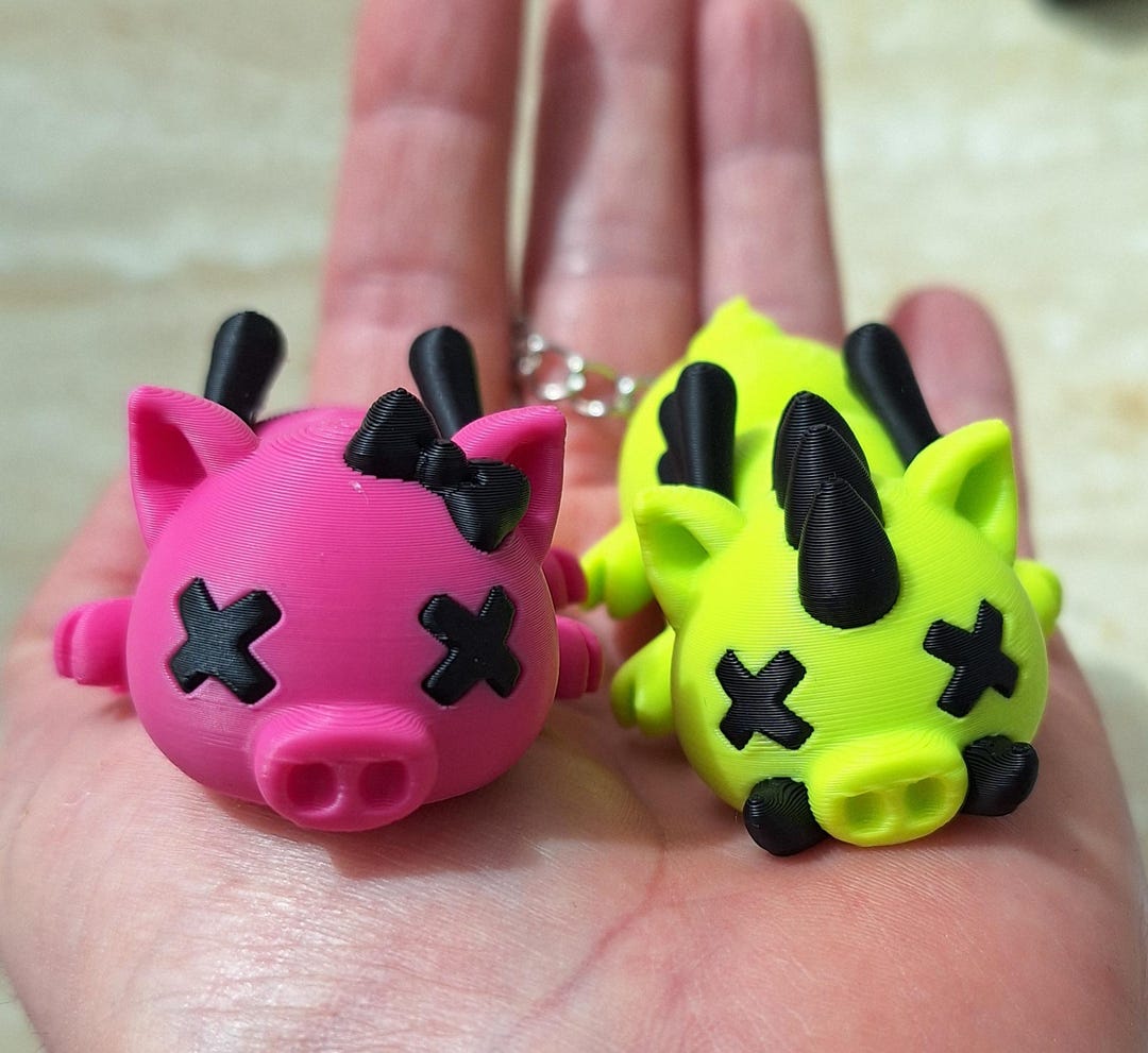 Crazy 3D Pig Keychain | Mrs., Mr., or Couple | Original Humorous Gift ...