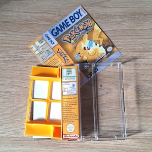 Inlegvel, hoesje of doos voor retro gaming games zoals GB, GBC, GBA, DS en 3DS – Alleen onderdelen of een vervangend exemplaar.