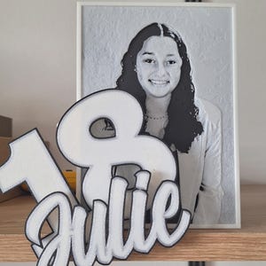 Cake Topper per compleanni, eventi, celebrazioni. Personalizzato con foto – Decorazione unica per torta o buffet