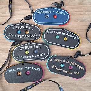 Puck/Petanque Score Counter - Lightweight, customizable. 3D printing - Gift for petanque or puck players - Uncle, godfather, dad.