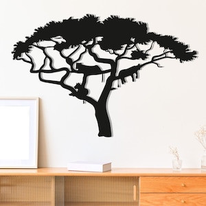 Baobab Africa Metal Wall Decor, Africa Wall Decor, African Tree Metal Wall Art, Home Decor Outdoor Decor, Nature Wall Decor, Africa Wall Art